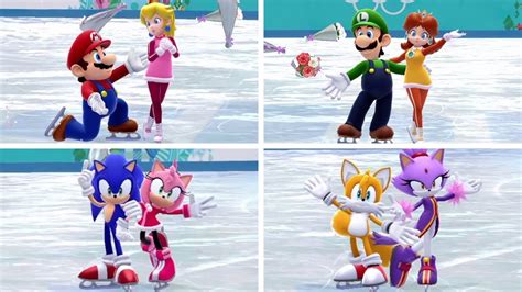 Mario And Sonic At The Sochi Olympic Winter Games Figure Skating Pairs YouTube