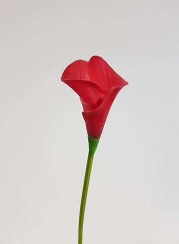 Calla Lily Red Real Touch Desflora