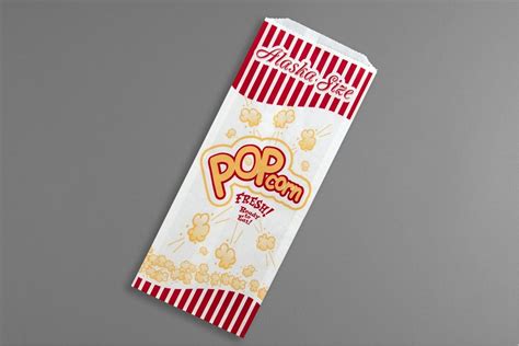 White Printed Popcorn Bags 6 X 34 X 14 For 8144 Online In Canada