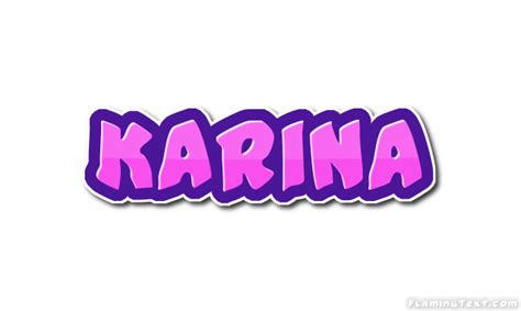 Karina Logotipo Ferramenta De Design De Nome Grátis A Partir De Texto