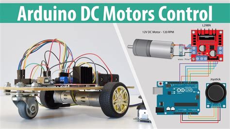 Arduino Dc Motor Control Tutorial L N H Bridge Pwm Robot Car