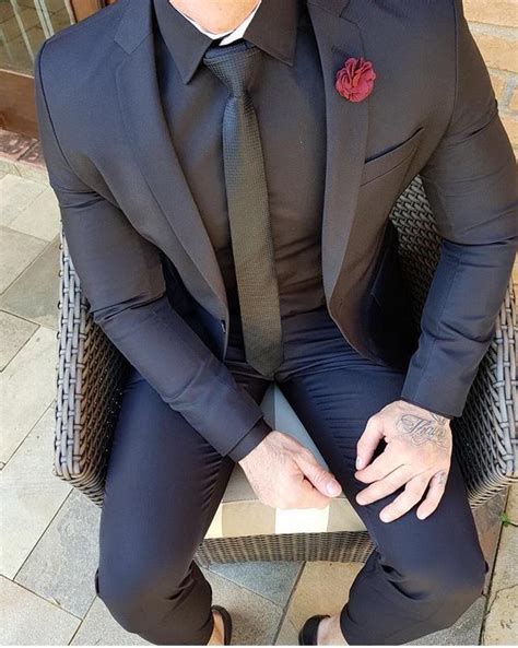 Standard man's coat has two outer pockets and they can be: #Matte#Black#Coat#Pant | Designer suits for men, Mens ...
