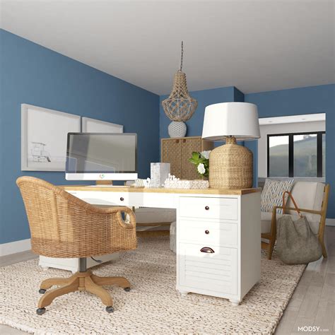Office Blues Oceanside Workspace Home Office Design Ideas And Photos