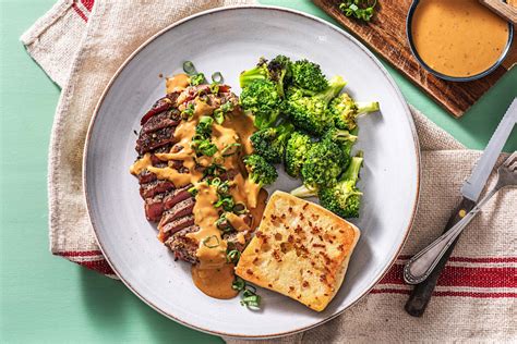 Peppercorn Gravy Steak Recipe Hellofresh
