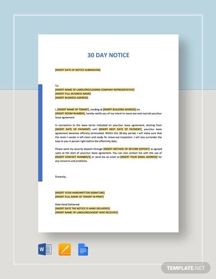21 Notice Examples And Templates In Word Examples