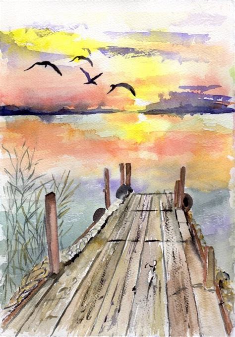 Simple And Easy Watercolor Paintings For Beginners