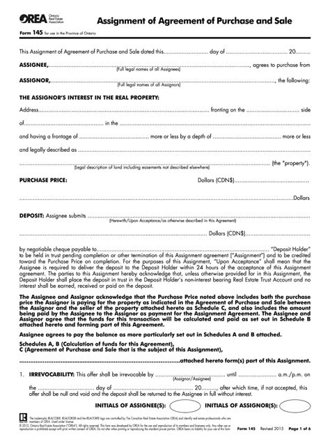 Orea Form 145 Fill Out And Sign Online Dochub