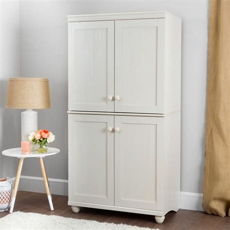 South Shore Hopedale 4 Door Storage Armoire Best Armoires And