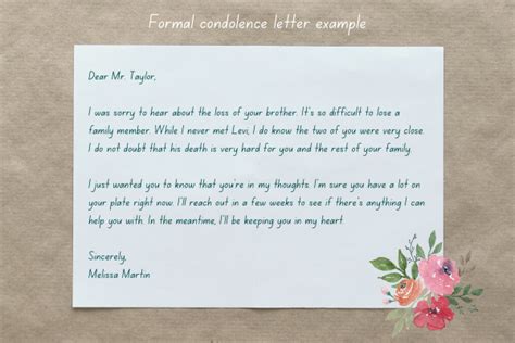 How To Write A Condolence Letter With 12 Examples Cake Blog