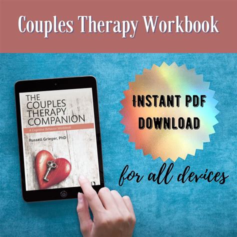 Marriage Counseling Workbook For Couples Couples Therapy Etsyde
