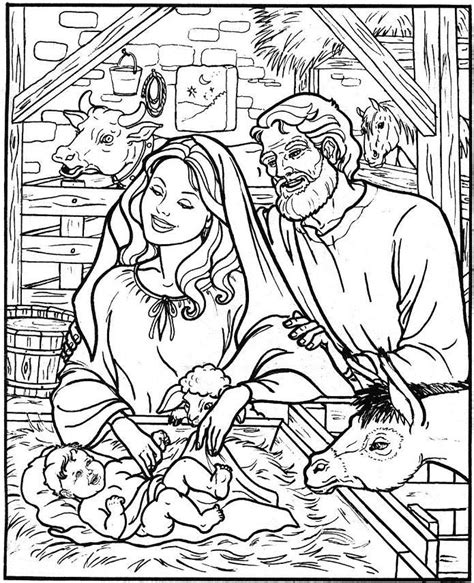 The coloring pages and this post have been updated with a fresh layout and fonts for the 2020 christmas season. Nativity Coloring Pages Coloring Kids - Coloring Kids