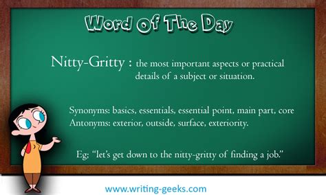 Nitty-Gritty | Writing Geeks