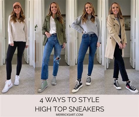 4 Cute Outfits With High Top Sneakers Merricks Art