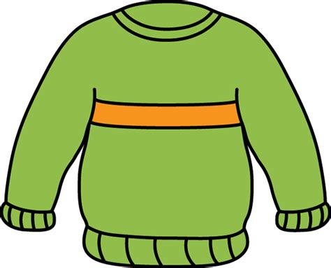 Green and Orange Sweater Clip Art - Green and Orange Sweater Image | Drawing clothes, Orange ...