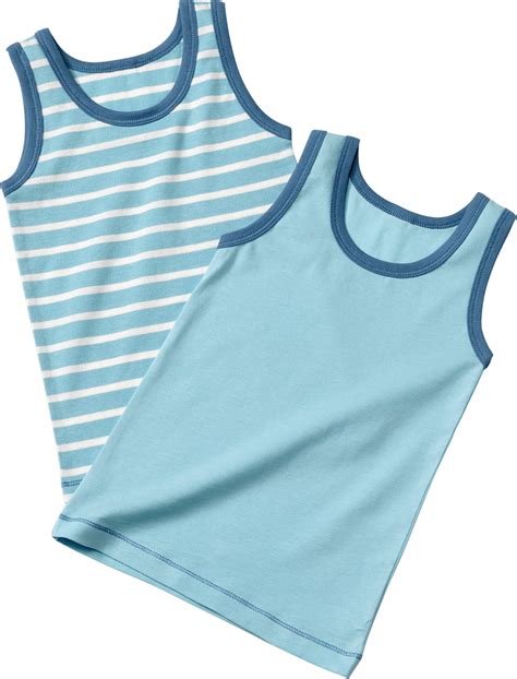 Alana Kinder Unterhemd Gr 104 Mit Bio Baumwolle Blau 1 St