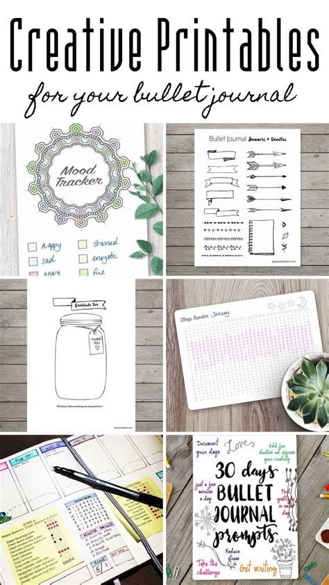 Bullet Journal Printables You Can Still Be Creative When Youre Short