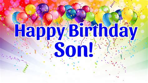 Birthday Status For Son Happy Birthday Messages And Quotes