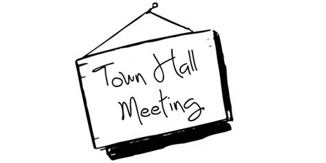 Possible town+hall+meeting meaning as an acronym, abbreviation, shorthand or slang term vary from category to category. Save the Date - September 9 UC IT Town Hall | UC IT Blog