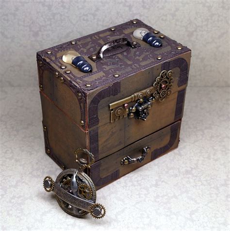 Diy Paper Steampunk Box Box類