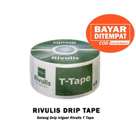 Jual Selang Drip Irigasi Rivulis T Tape Spacing Cm Shopee Indonesia