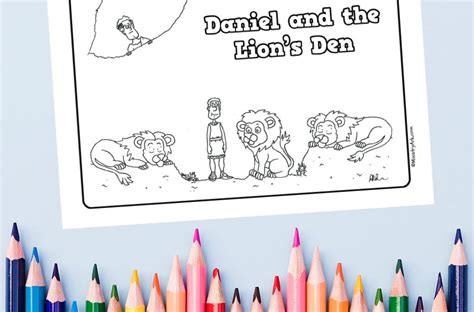 Printable Story Of Daniel In The Lions Den