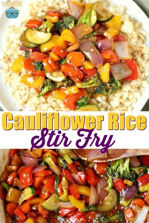 Submitted 3 years ago by sephiecashcash. Low Carb Cauliflower Rice Stir Fry | The Country Cook ...
