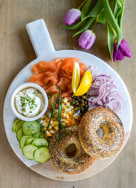 Keep doing it until the egg white mixture is completely set and is still shiny. Easy Smoked Salmon Bagel Mother's Day Brunch Platter ...