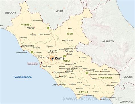 Lazio Maps