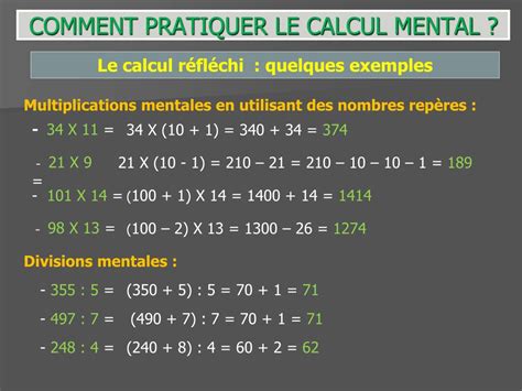 Ppt Le Calcul Mental Au Cycle 3 Powerpoint Presentation Free