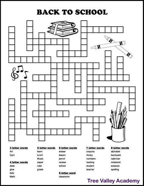 Free Printable Fill In Word Puzzles