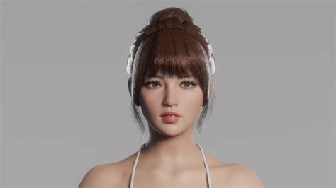 Joy Realistic Female Character Low Poly D Model Free Download Godownloads Net Official