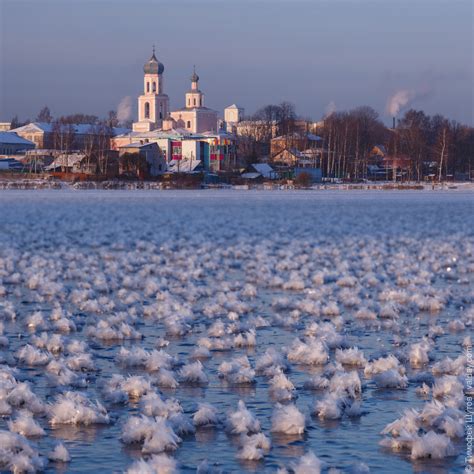 Flowering Frozen Lake Phenomenon ﻿thousands Of Rare Ice Flowers