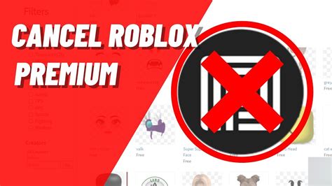 How To Cancel Roblox Premium Subscription Youtube