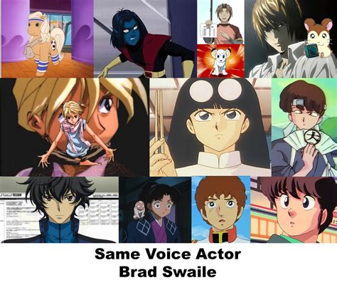 Top ten english anime voice actors. Same Voice Actor - Brad Swaile #Voiceover | Voice actor ...