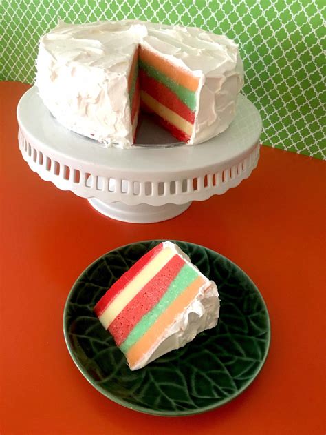 Low Carb Keto Rainbow Jello Cake Recipe Jello Cake Low Carb Jello