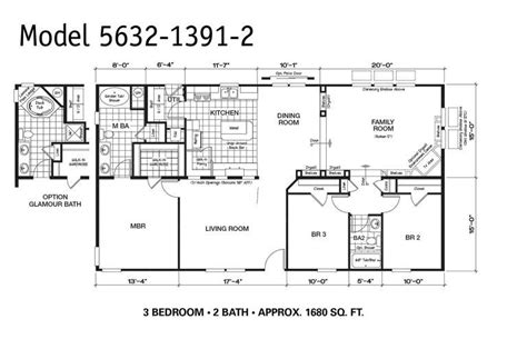 1997 Oakwood Mobile Home Floor Plan Modern Modular Home