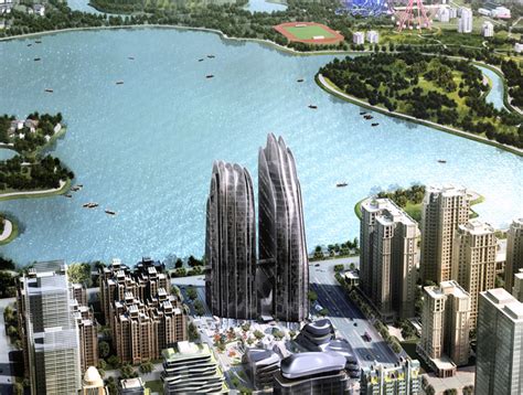 Mad Architects Unveil Mountainous Skyscrapers For Beijings Chaoyang Park