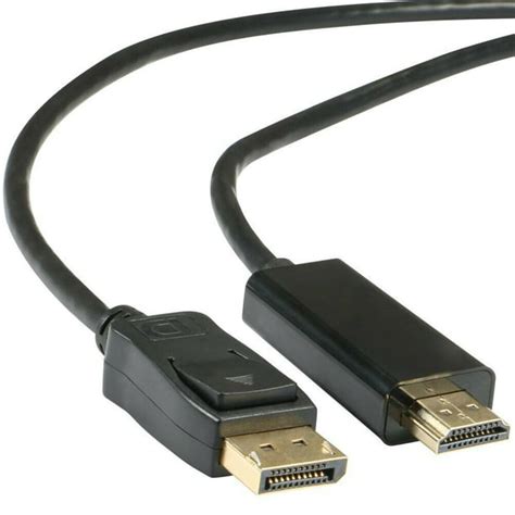 Cablevantage Dp To Hdmi Cable 6ft Gold Plated Displayport Display Port