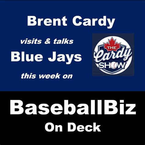 Toronto Blue Jays Brent Cardy Visits Baseballbiz On Deck First