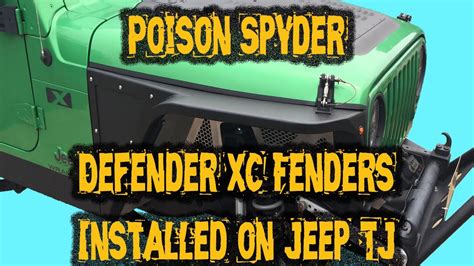 Poison Spyder Defender Xc 3 Flare Highline Steel Fenders Installed On