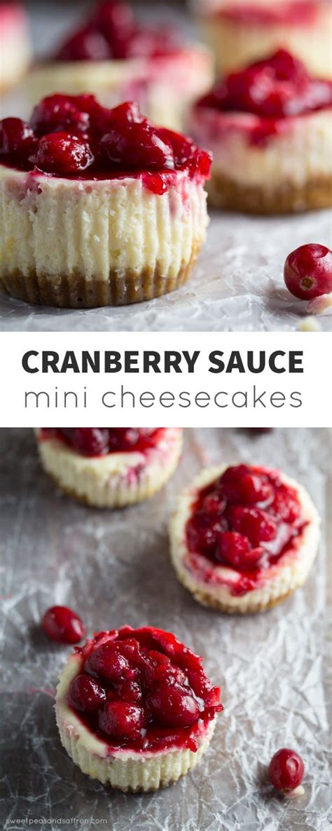 For christmas is the time to indulge. Leftover Cranberry Sauce Mini Cheesecake | Recipe | Mini cheesecakes, Mini cheesecake recipes ...