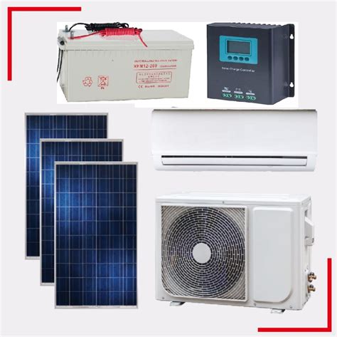 China Solar Powered System 48v Dc 9000btu1hp Solar Air Conditioner For