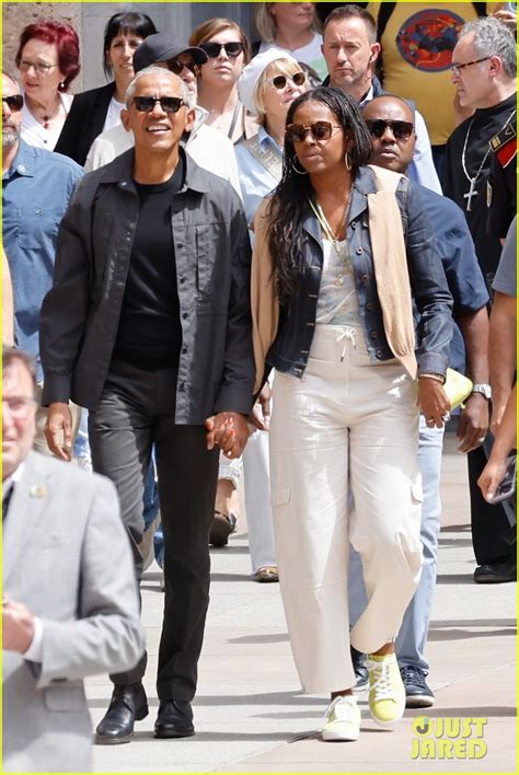 Barack And Michelle Obama Visit Montserrat Monastery In Spain While On