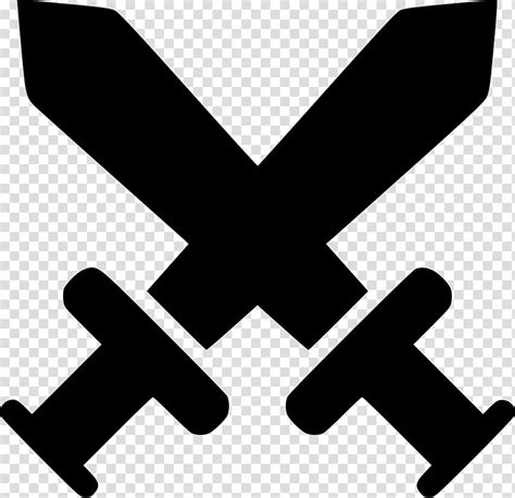 Symbol Black Combat Battle Black And White Wing Line Angle