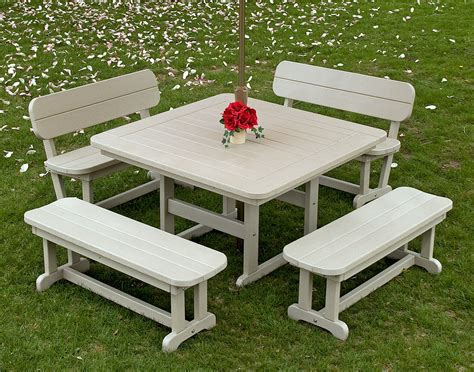 Polywood Commercial Square Picnic Table