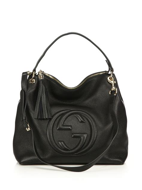 Gucci Womens Black Gg Soho Handbag Paul Smith