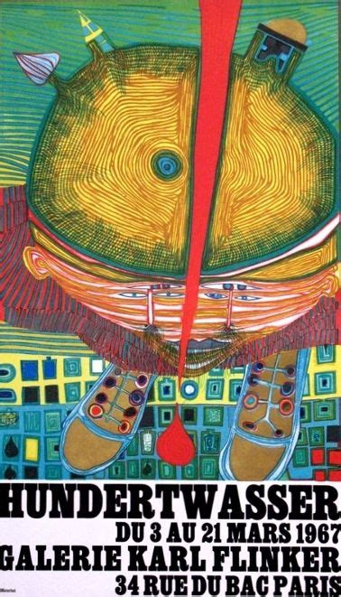 Friedensreich Hundertwasser Galerie Flinker 1967