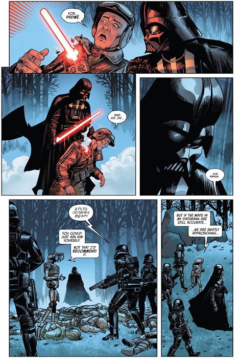 Darth Vader Kills Ric Olié Comicnewbies