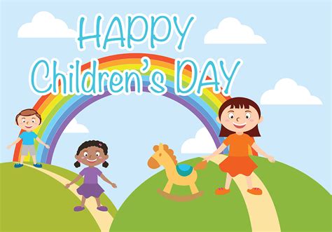 All these children need care, support, attention and protection. Happy Children Day Vector - Download Free Vectors, Clipart ...