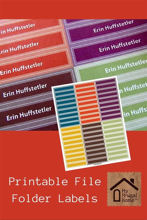 File Folder Labels Printable Printable World Holiday